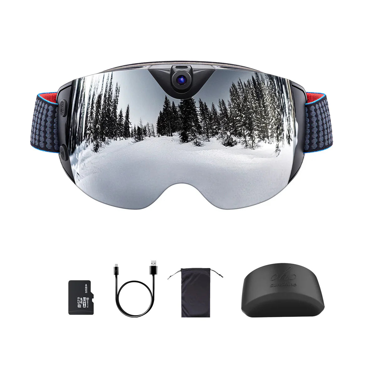 Lunettes de ski 4K UHD avec caméra intégrée